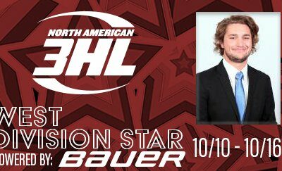 Anderson Named NA3HL Bauer West Division Star of the Week